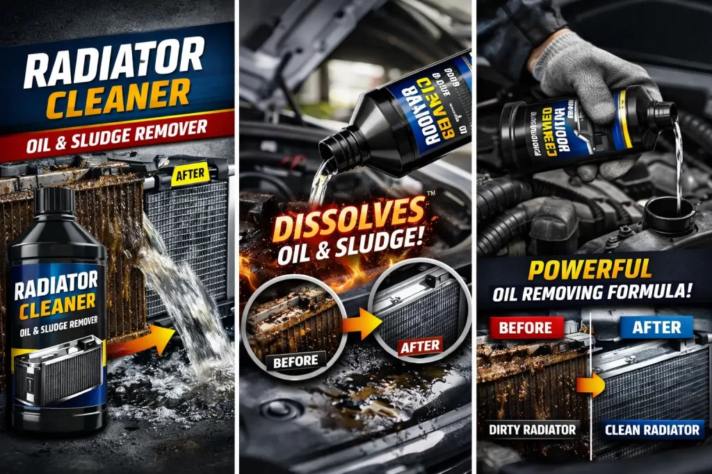 จัดอันดับน้ำยาล้างคราบน้ำมันในหม้อน้ำรถยนต์